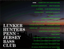 Tablet Screenshot of lunkerhunters.org